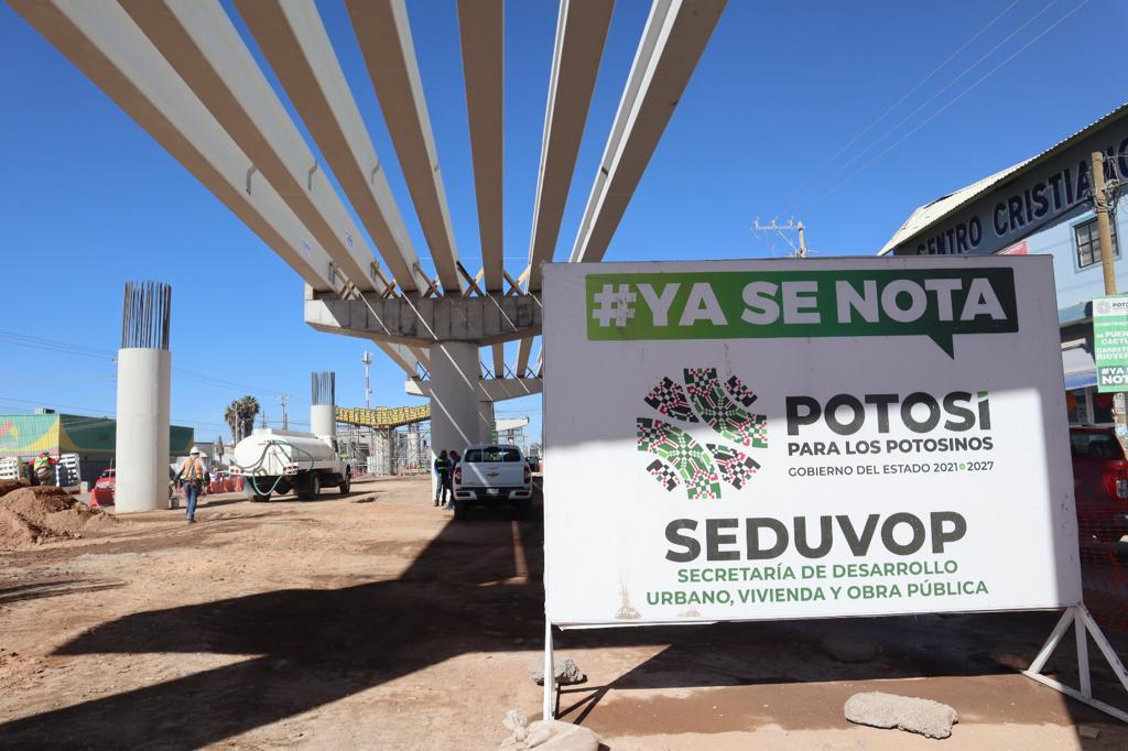 INTENSIFICA GOBIERNO DEL CAMBIO TRABAJOS DE CONSTRUCCIÓN DEL PUENTE CACTUS