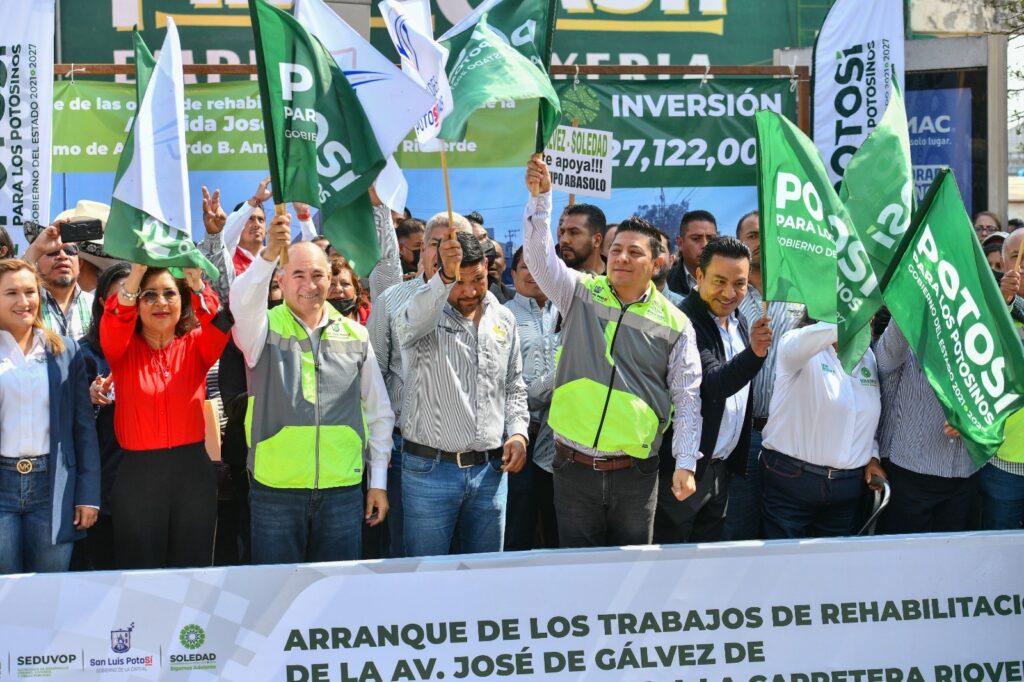 CON OBRAS, CONSOLIDA GOBIERNO DEL CAMBIO A SLP COMO LA MEJOR ZONA METROPOLITANA DEL PAÍS