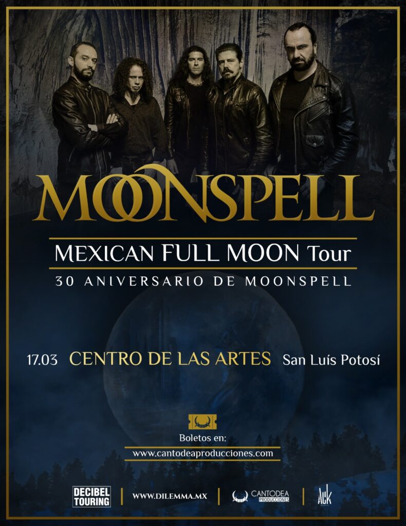 CEART SERÁ ESCENARIO PARA EL CONCIERTO DE LA BANDA PORTUGUESA MOONSPELL