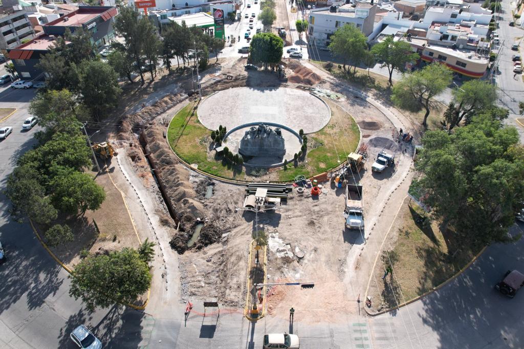 AVANZAN OBRAS DE LA AVENIDA HIMNO NACIONAL PARA DEVOLVERLE SU DINAMISMO