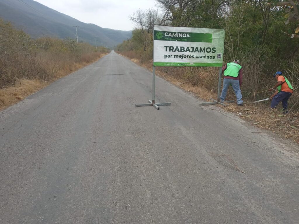 ARRANCA JEC PLAN DE CONSERVACIÓN CARRETERA EN LAGUNILLAS