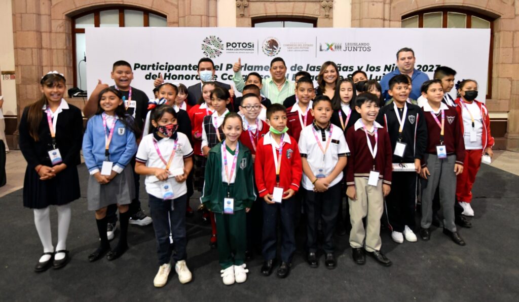 NUNCA DEJEN DE SOÑAR: RICARDO GALLARDO A NIÑAS Y NIÑOS DEL PARLAMENTO 2023