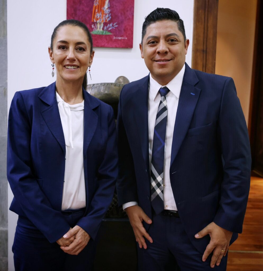 RECIBIRÁ RICARDO GALLARDO A CLAUDIA SHEINBAUM EN PALACIO DE GOBIERNO 