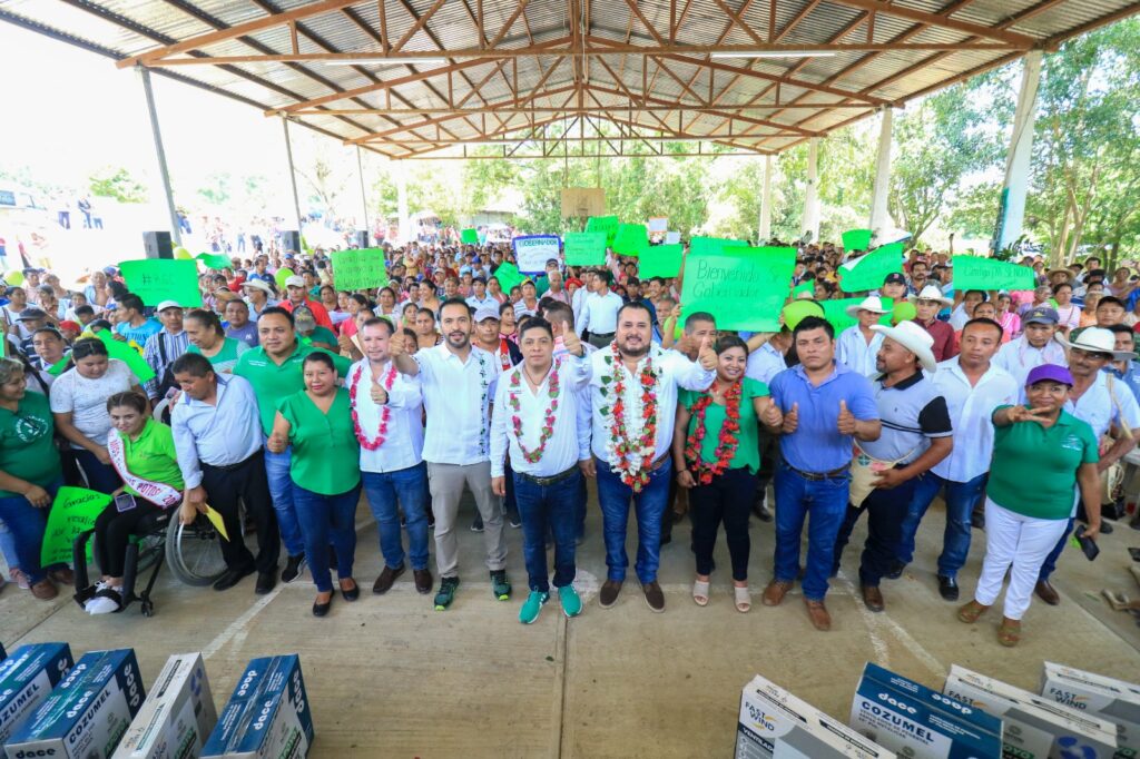 EN APOYO A LA INFRAESTRUCTURA RICARDO GALLARDO LLEVA OBRAS A SAN ANTONIO