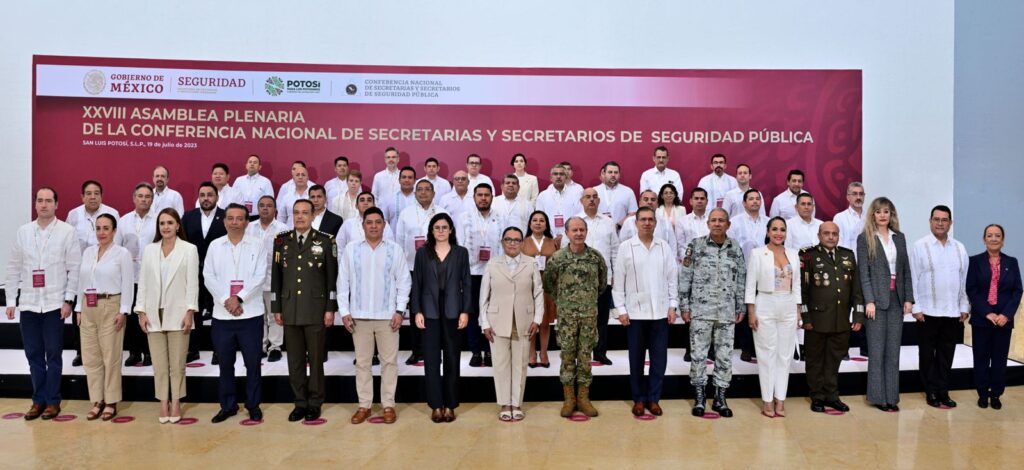 GALLARDO ENCABEZA XXVIII ASAMBLEA PLENARIA NACIONAL DE SECRETARIOS DE SEGURIDAD