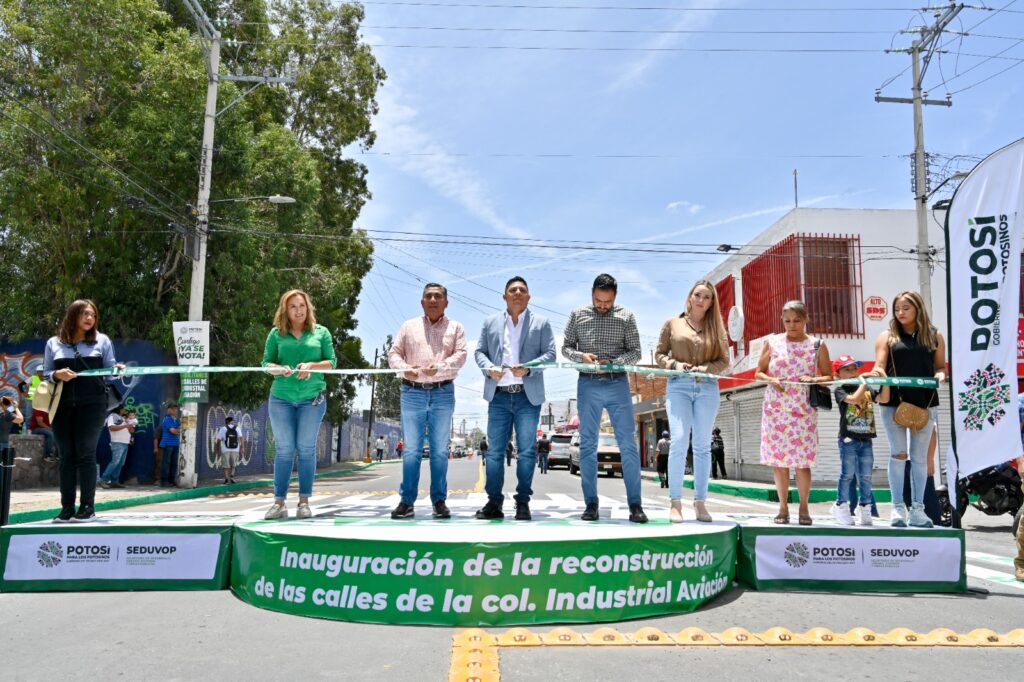 RICARDO GALLARDO ENTREGA REHABILITACIÓN DE LA INDUSTRIAL AVIACIÓN