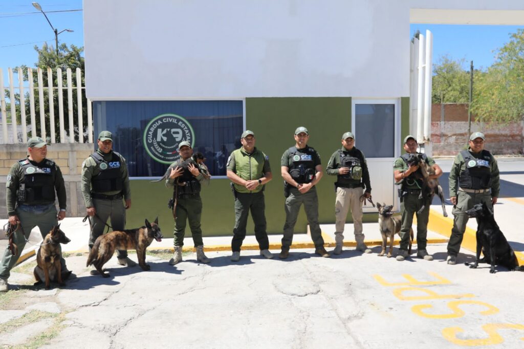 GRUPO K9 DE LA GCE SE SUMAN A LAS TAREAS DE PROTECCIÓN Y SALVAGUARDA