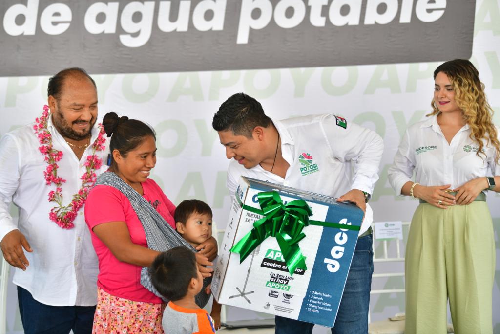 GOBIERNO ESTATAL HA ENTREGADO VENTILADORES EN 100 COMUNIDADES