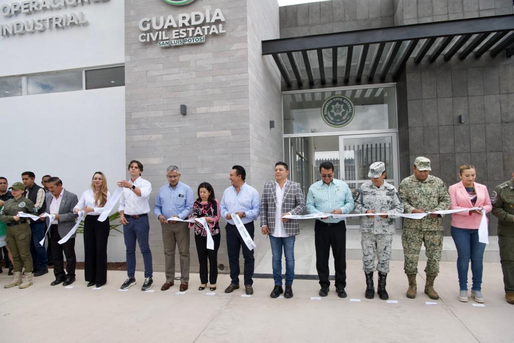 GALLARDO ENTREGA BASE DE OPERACIONES DE LA GUARDIA CIVIL ESTATAL EN ZONA INDUSTRIAL