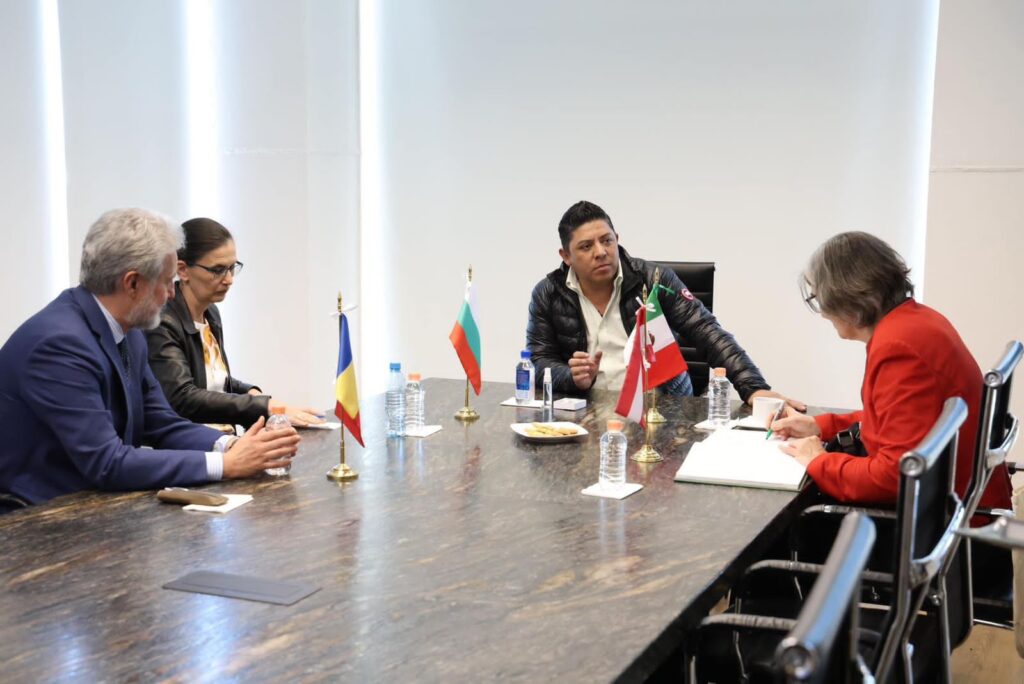 RICARDO GALLARDO SOSTIENE ENCUENTRO CON EMBAJADORES DE BULGARIA, AUSTRIA Y RUMANIA