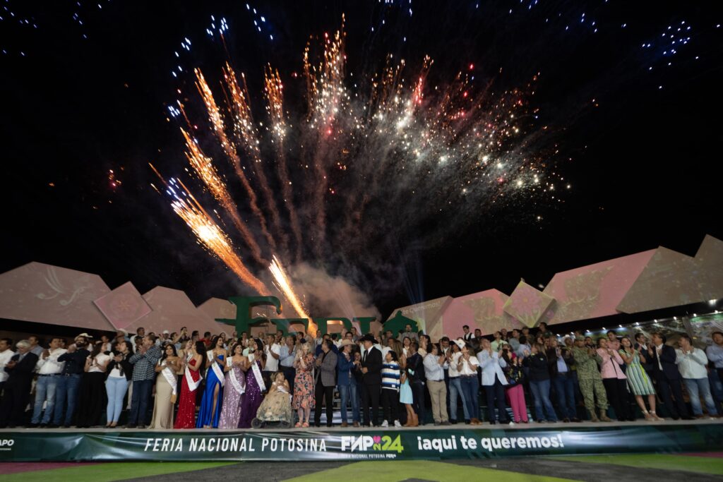 RICARDO GALLARDO ARRANCA LA MEJOR FERIA NACIONAL POTOSINA DE LA HISTORIA