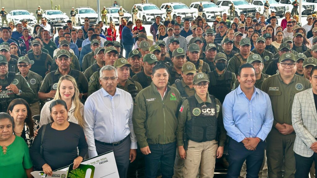 RICARDO GALLARDO ANUNCIA MÁS APOYO A ELEMENTOS DE LA GUARDIA CIVIL ESTATAL